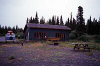 Our &quotLodge&quot at the Kathline Lakes near Haines Junkcion