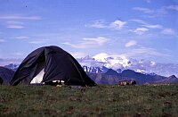 Mnt. McKinley, the highest Peak in northern America (but still 120km away)