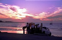 Fresh Conches at the beach, Governours Harbour