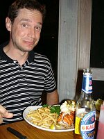 Yammy food and Kalik Beer, Governours Harbour