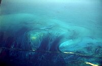 Crossing the Exuma Sound towards Normans Cay