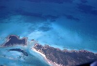 Crossing the Exuma Sound towards Normans Cay