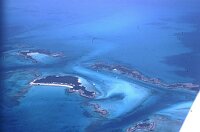 Crossing the Exuma Sound towards Normans Cay