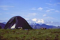 Blick auf Mnt. Mc Kinley, h�chster Berg Nordamerikas