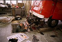 Disassebmling engine and transmission...