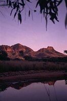 Mnt. Sonder at sunrise, photographed from the tent at &quotRocky Bar Gap&quot